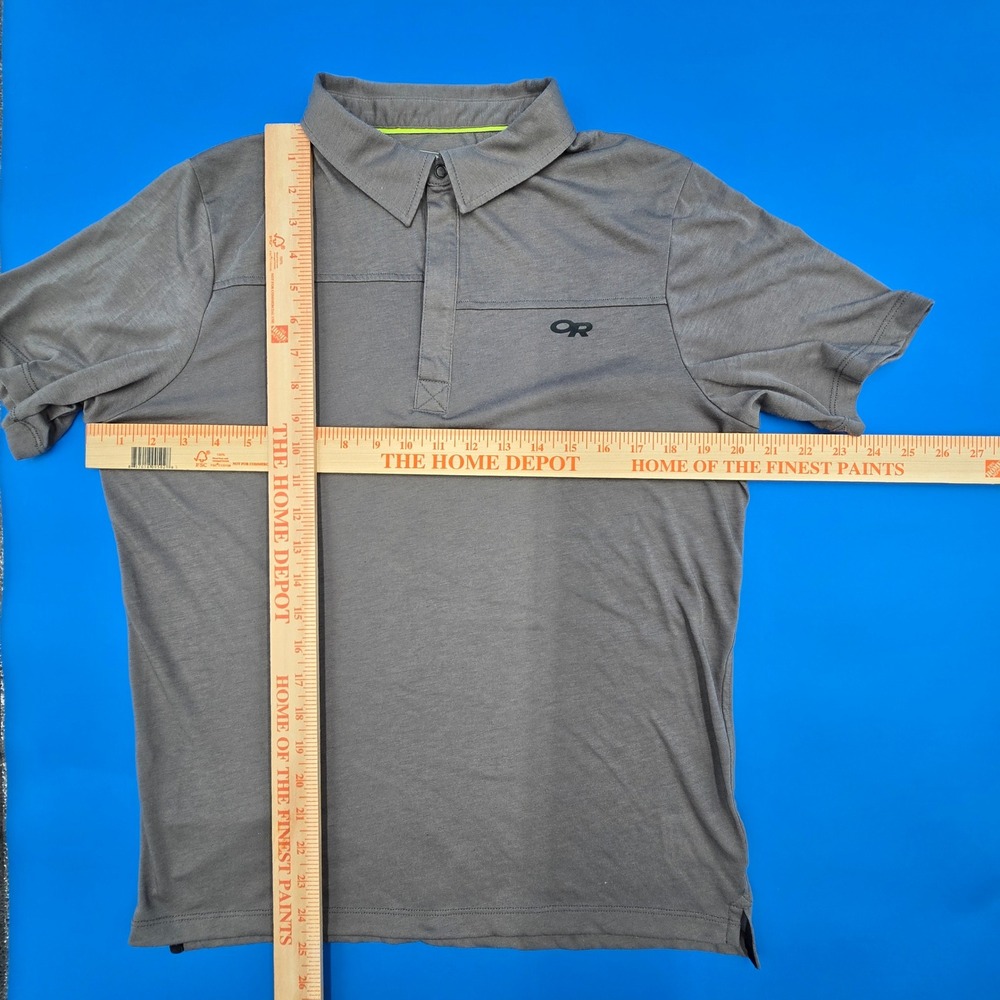Outdoor Research Men‎ Sequence Merino Wool Blend Drirelease Polo Shirt Gray M - Picture 4 of 6